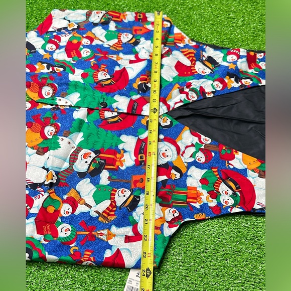 Vintage 90's Ceci Christmas Cotton Vest Snowmen Size 2XL - Made in USA - W/ Tags - Picture 8 of 8